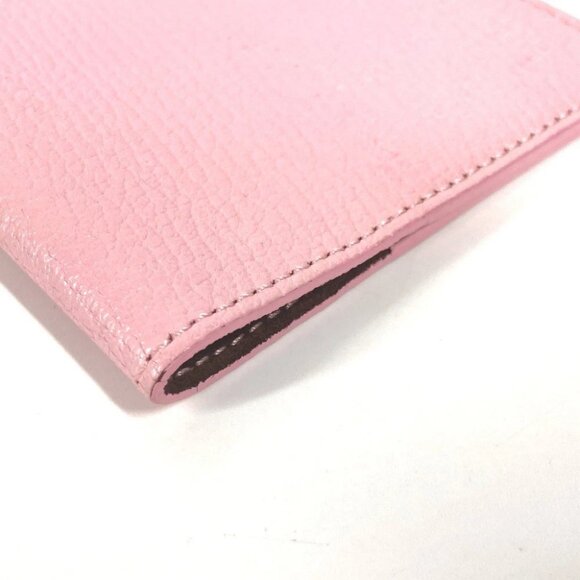 TIFFANY & Co. logo Passport Cover Stationery passport case Leather pink - Picture 2 of 14